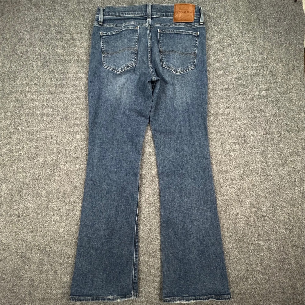Lucky Brand Sweet Mid Rise Boot Jeans Womens 10/30R Dark Wash Denim Pants - Picture 3 of 13